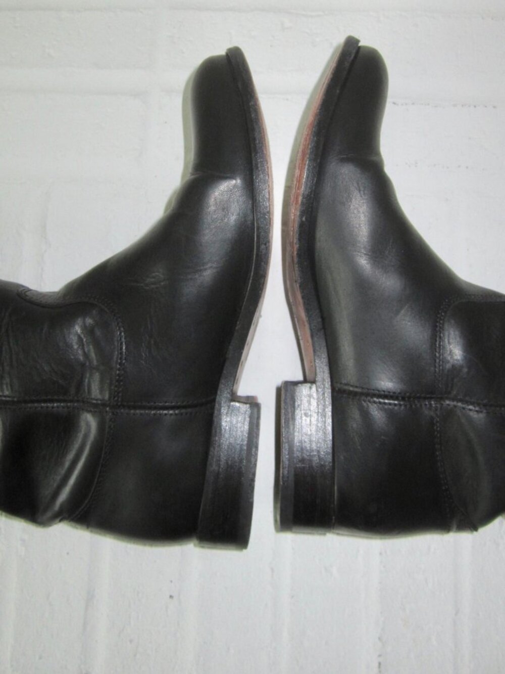 FRYE MELISSA Button Tall Boots Black Leather Women’s 6 1/2 M - Picture 8 of 16